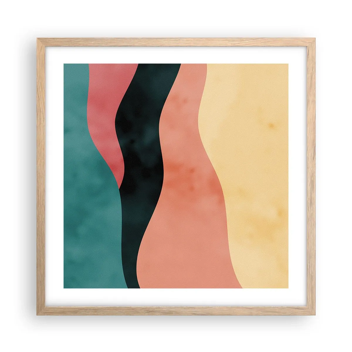 Affisch i ram av ljusek - Enig oenighet - 50x50 cm