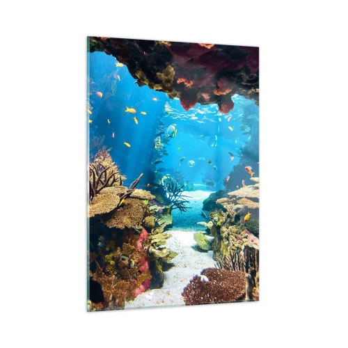 Glastavla - Bild på glas - Du har inte ens drömt - 50x70 cm