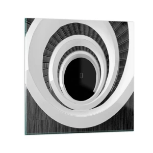 Glastavla - Bild på glas - Till sakens kärna - 40x40 cm