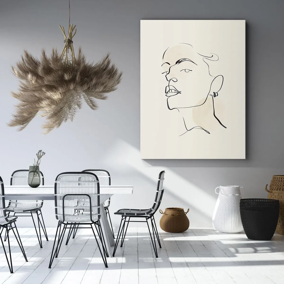 Canvastavla - Bild på duk - Stolt blick - 50x70 cm