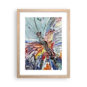 Affisch i ram av ljusek - Målad av naturen - 30x40 cm