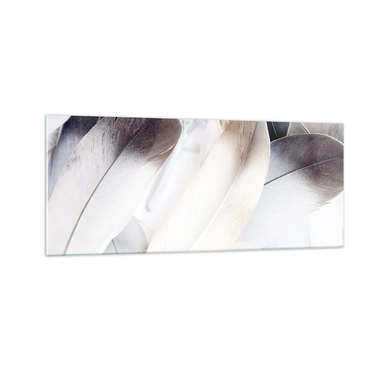 Glastavla - Bild på glas - Nästan änglalik - 100x40 cm
