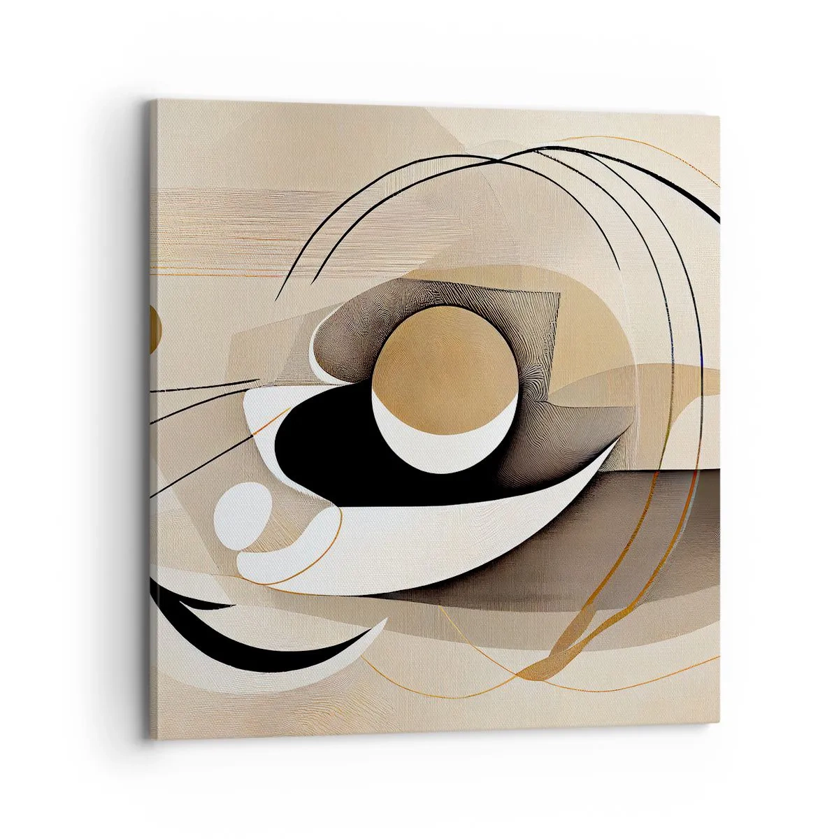 Canvastavla - Bild på duk - Komposition: essensen av saker och ting - 70x70 cm