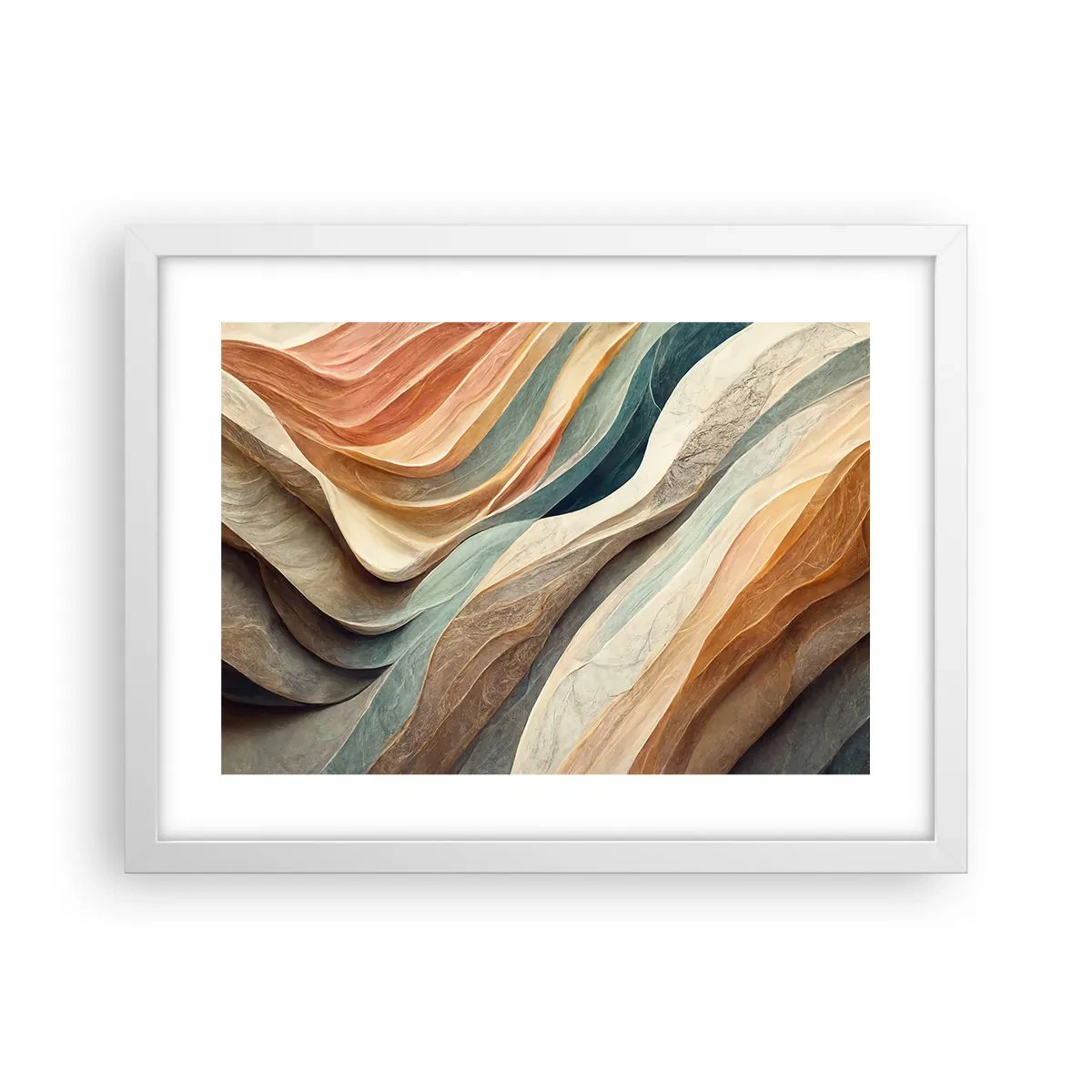 Affisch i vit ram - Ögonblick före förändring - 40x30 cm