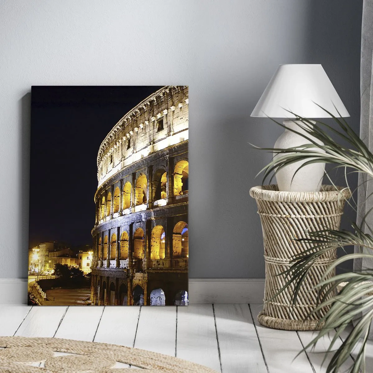 Canvastavla - Bild på duk - Låt tävlingen börja - 80x120 cm