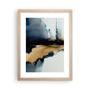 Affisch i ram av ljusek - Bakom ridån - 30x40 cm