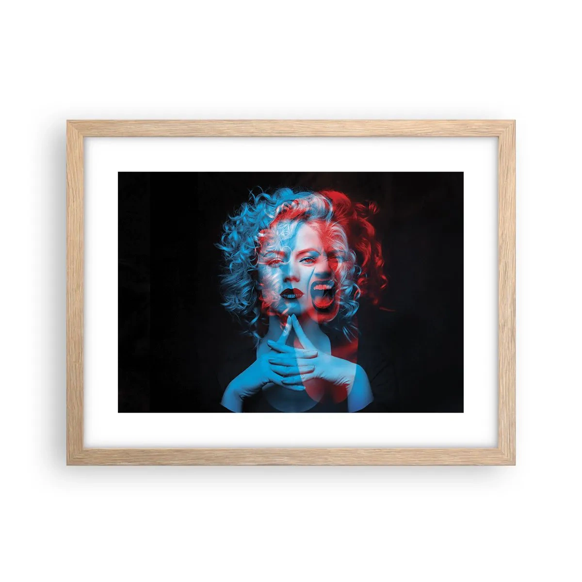 Affisch i ram av ljusek - Alter ego - 40x30 cm