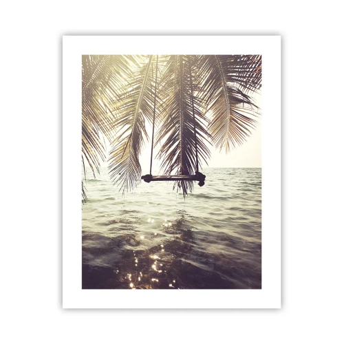 Affisch - Gunga i molnen hur mycket du vill - 40x50 cm