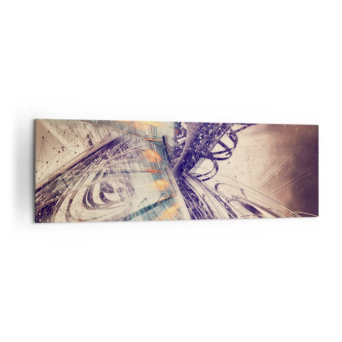 Canvastavla - Bild på duk - Med hög fart - 160x50 cm