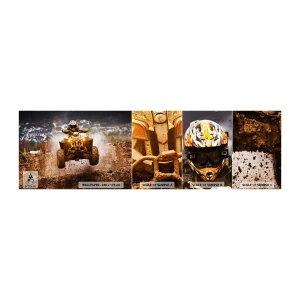 Fototapet Prov Standard Eco - No risk no fun - Sport, Quad, Lopp - 100x30 cm