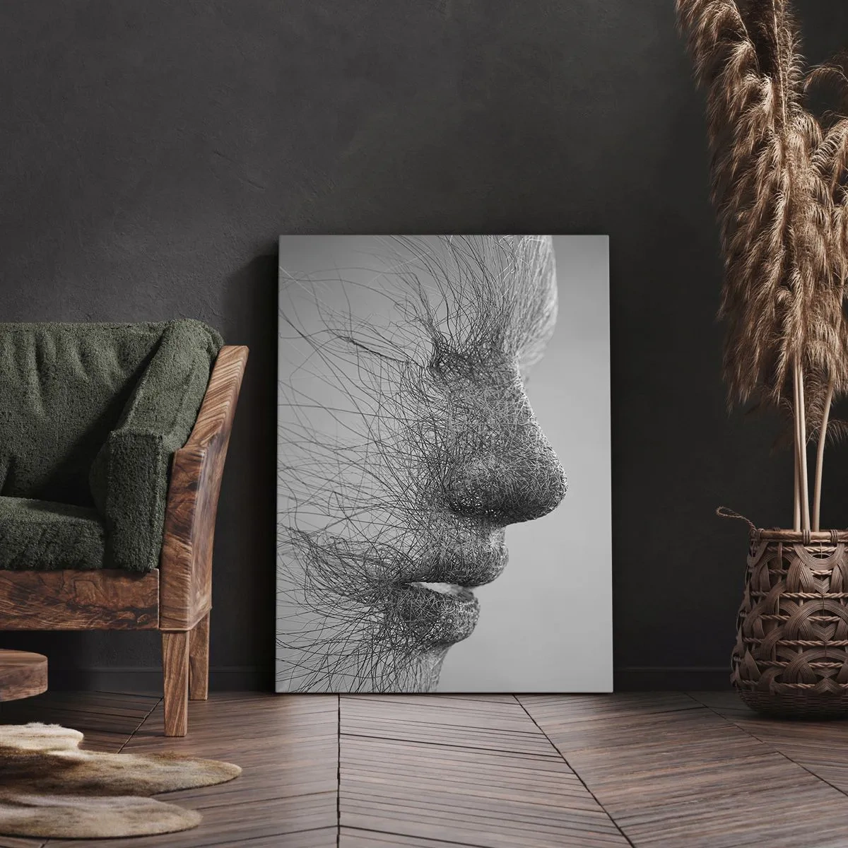 Canvastavla - Bild på duk - Vindens ande - 50x70 cm