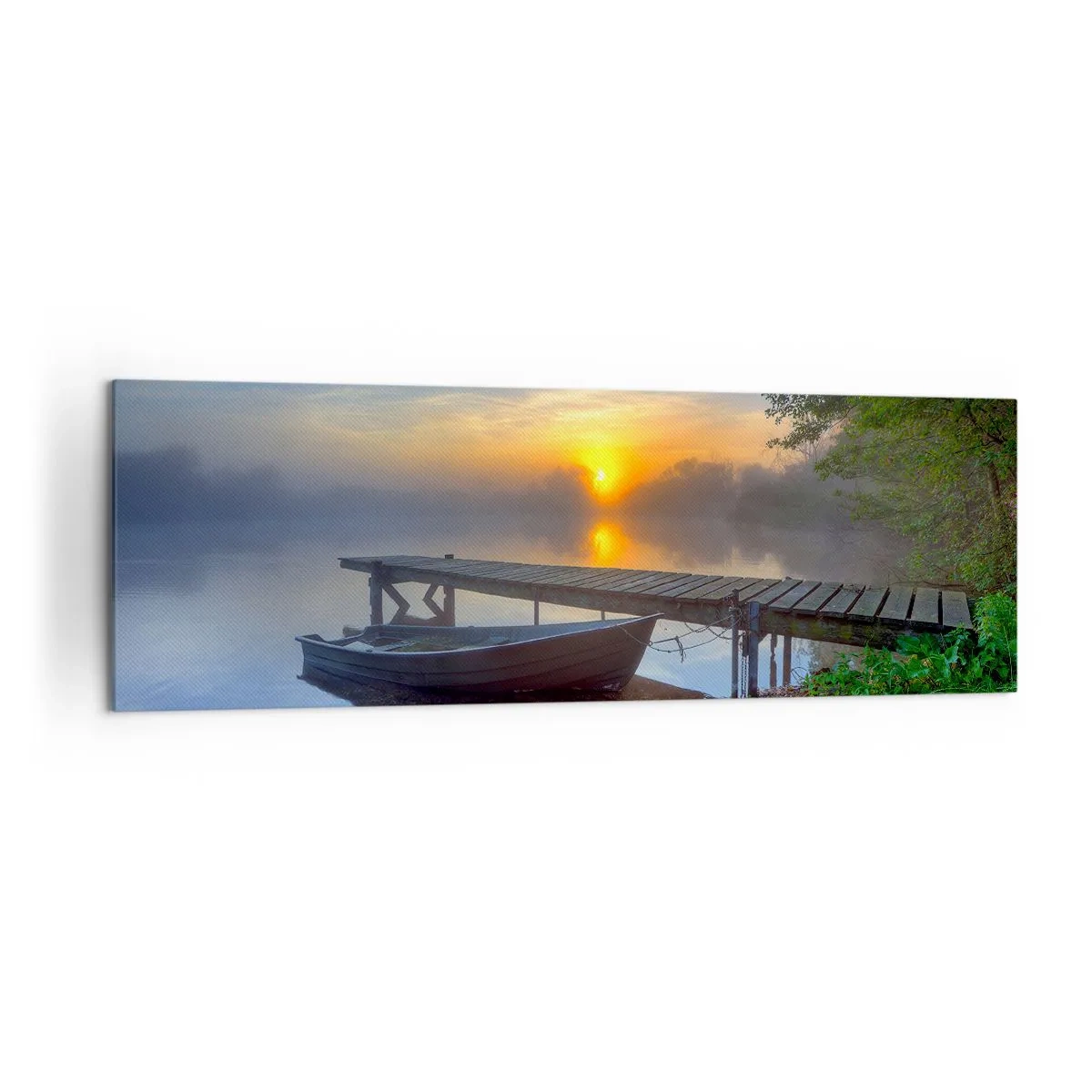 Canvastavla - Bild på duk - Det vanliga förvandlas till det magiska - 160x50 cm