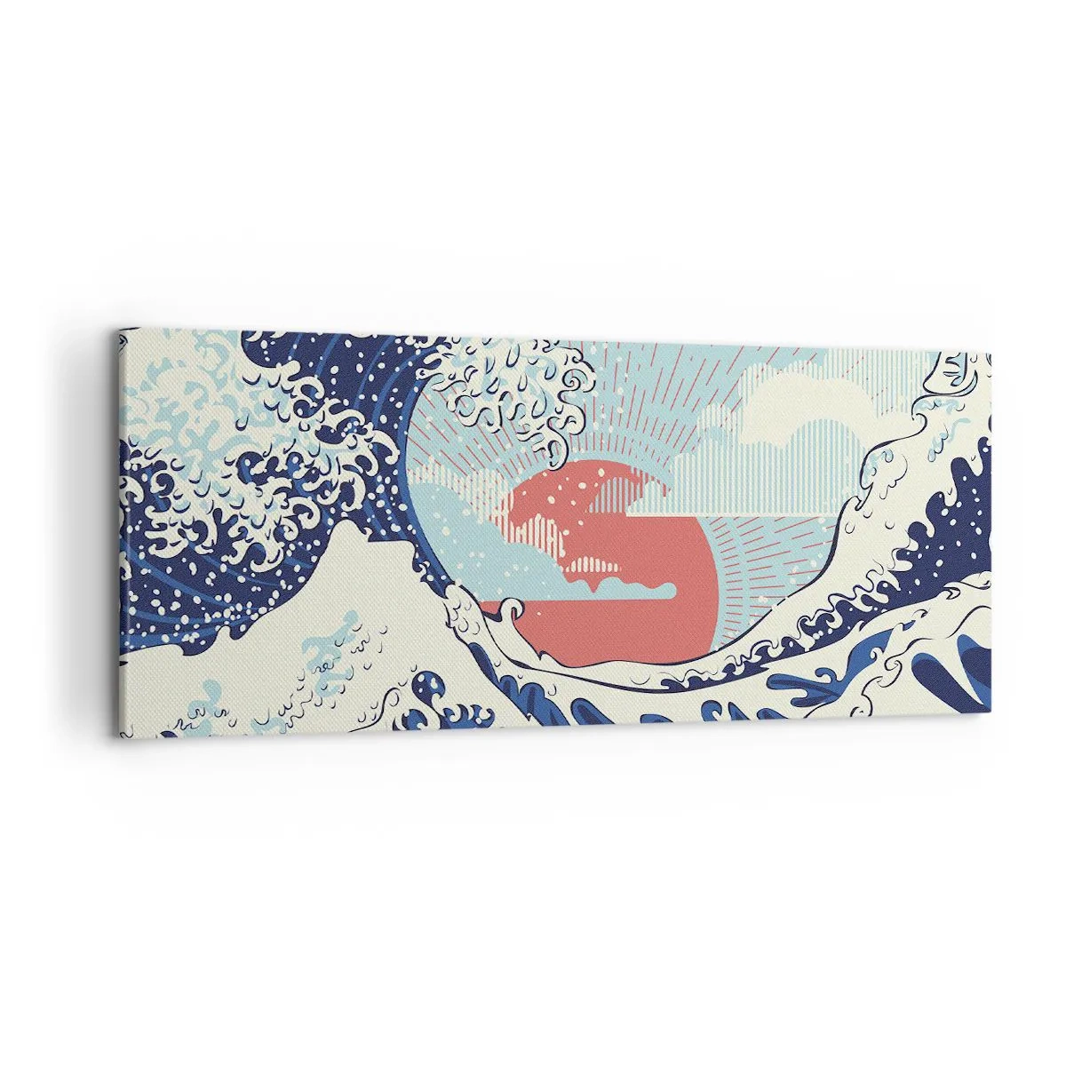 Canvastavla - Bild på duk - Ur japanska inspirationer - 100x40 cm