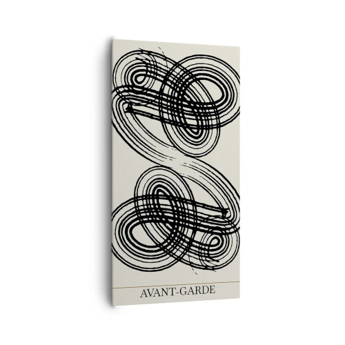 Canvastavla - Bild på duk - Det kom ut spontant - 65x120 cm