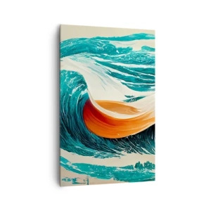Canvastavla - Bild på duk - Surfarens dröm - 80x120 cm