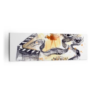 Canvastavla - Bild på duk - I drömmarnas land - 160x50 cm