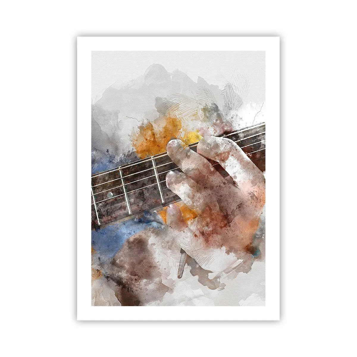 Affisch - Poesi mellan strängarna - 50x70 cm
