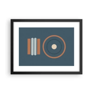 Affisch i svart ram - Sakens kärna - 40x30 cm