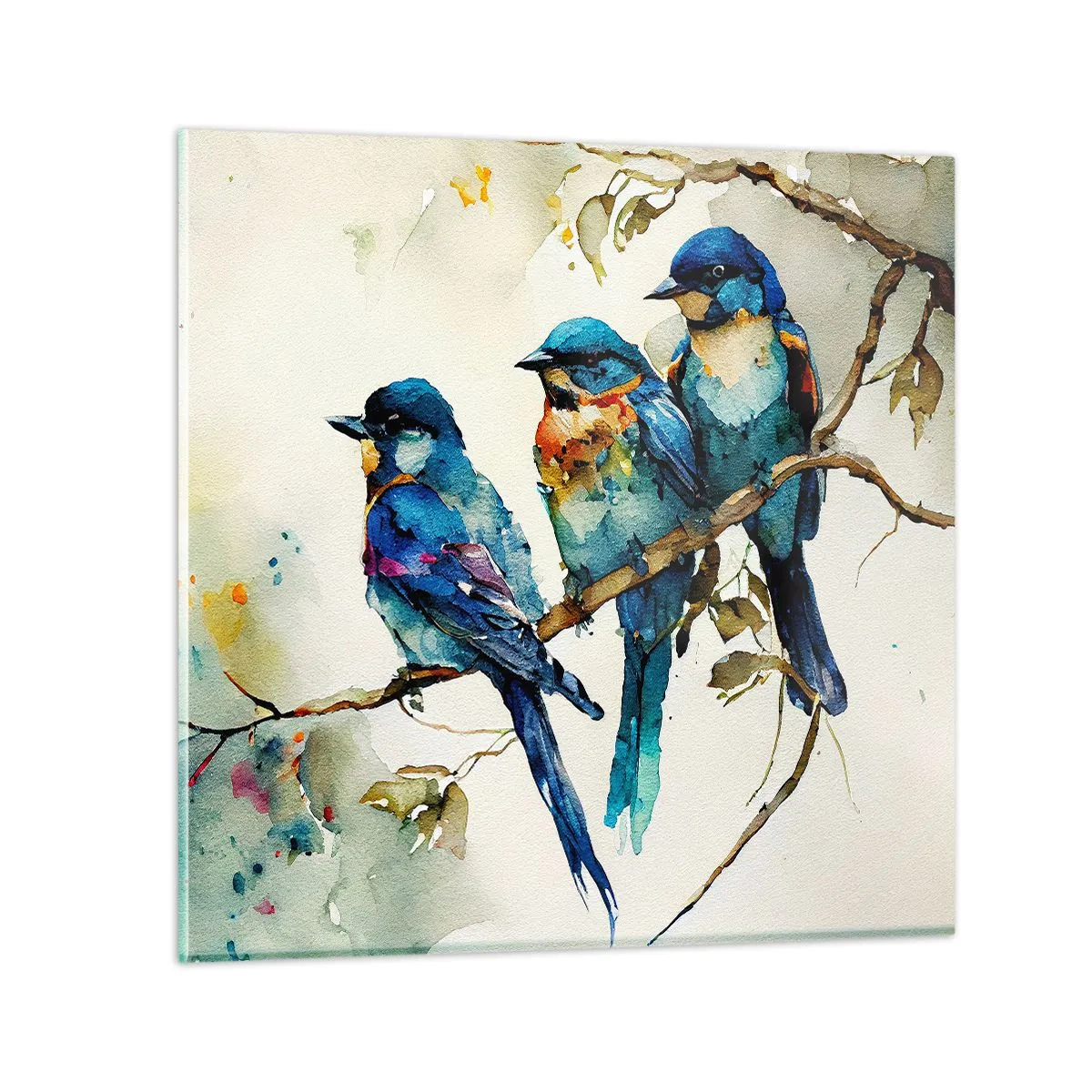 Glastavla - Bild på glas - Sur? - 70x70 cm