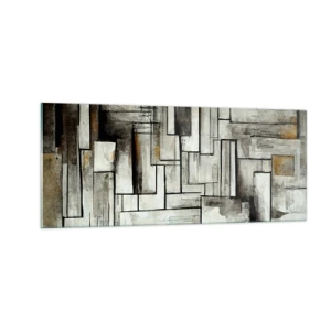 Glastavla - Bild på glas - Kraften i enkelhet - 100x40 cm