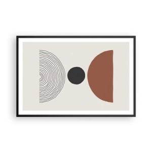 Affisch i svart ram - I fokus - 91x61 cm