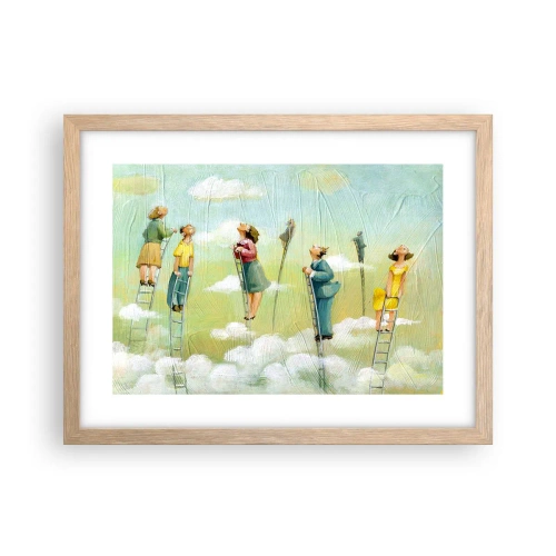 Affisch i ram av ljusek - Efter din dröm - 40x30 cm