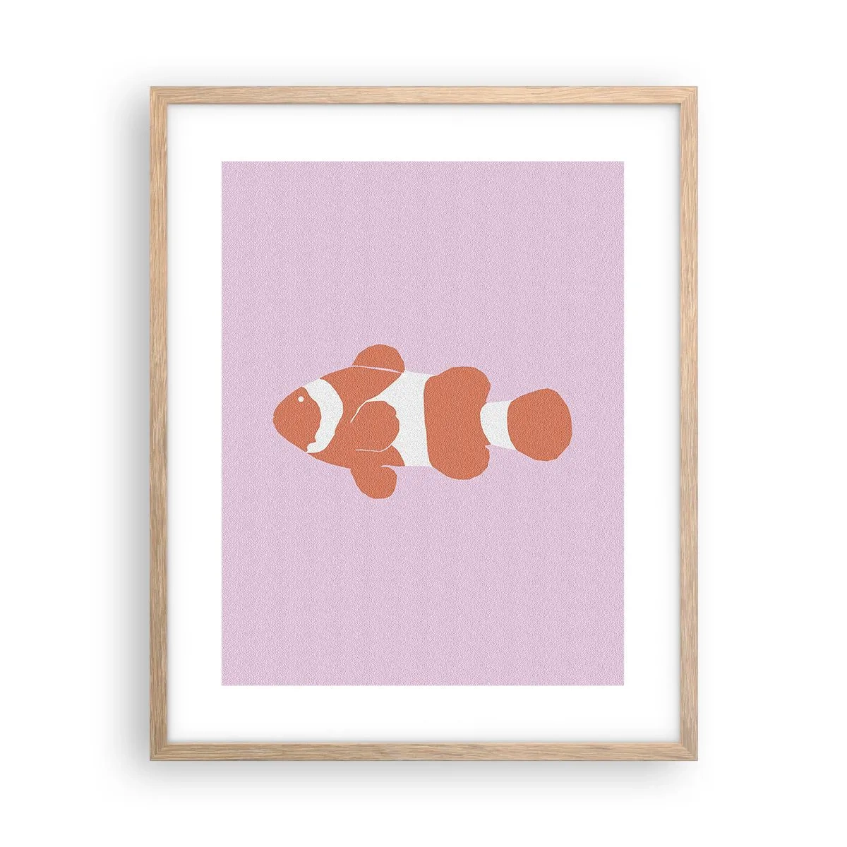 Affisch i ram av ljusek - Korall passar henne bra - 40x50 cm