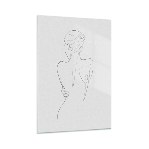 Glastavla - Bild på glas - Kroppens musik - 50x70 cm