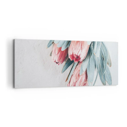 Canvastavla - Bild på duk - Generad av sin skönhet - 100x40 cm