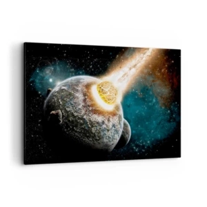 Canvastavla - Bild på duk - Förödelse eller födsel? - 120x80 cm