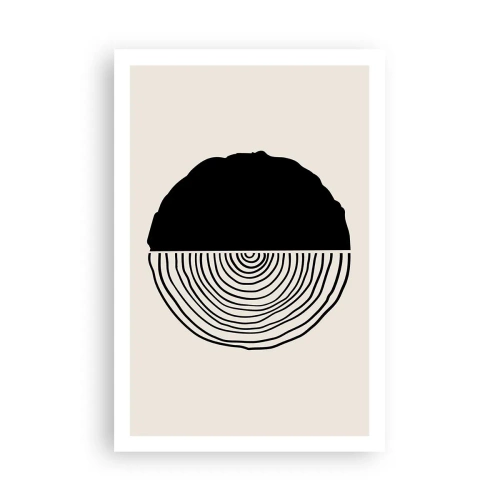 Affisch - Hälften hälften - 61x91 cm