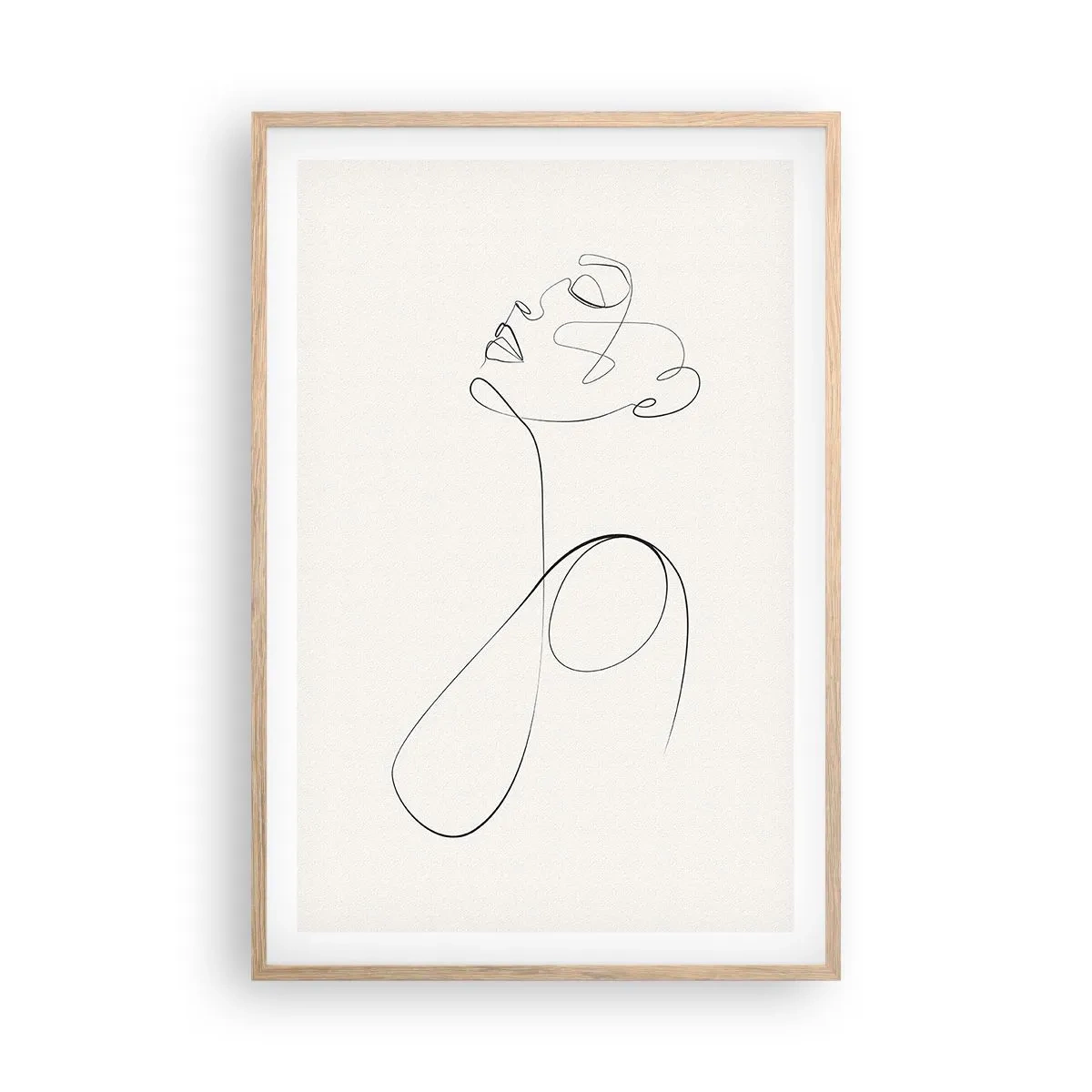 Affisch i ram av ljusek - Förvirrad i drömmarna - 61x91 cm