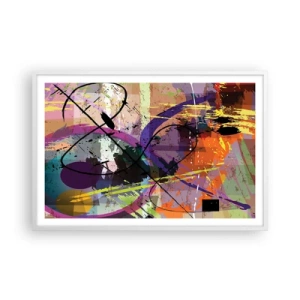 Affisch i vit ram - Rakt fram eller runt - 91x61 cm