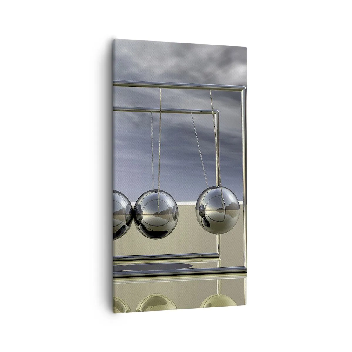 Canvastavla - Bild på duk - Ljusets energi - 55x100 cm