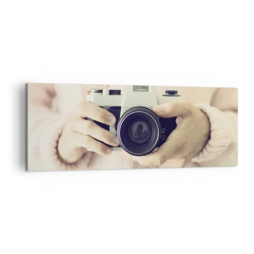 Canvastavla - Bild på duk - För att veta mer... - 140x50 cm