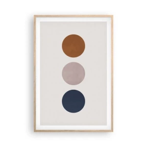 Affisch i ram av ljusek - Perfektionens symbol - 61x91 cm