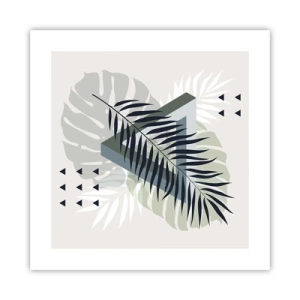 Affisch - Natur och geometri – två ordningar? - 40x40 cm