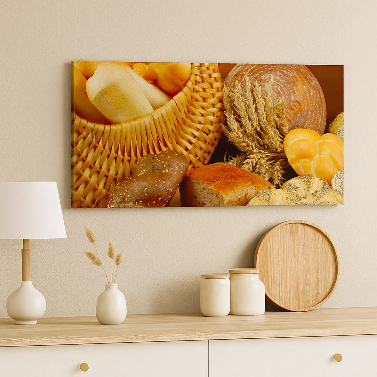 Canvastavla - Bild på duk - Vi kom undan igen - 30x30 cm