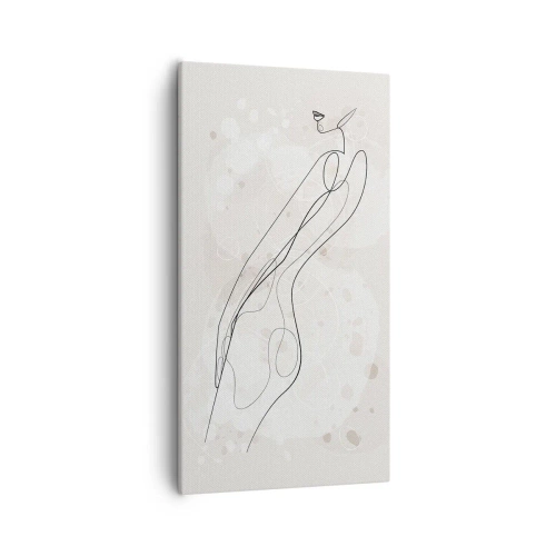 Canvastavla - Bild på duk - Blicken går vilse - 55x100 cm