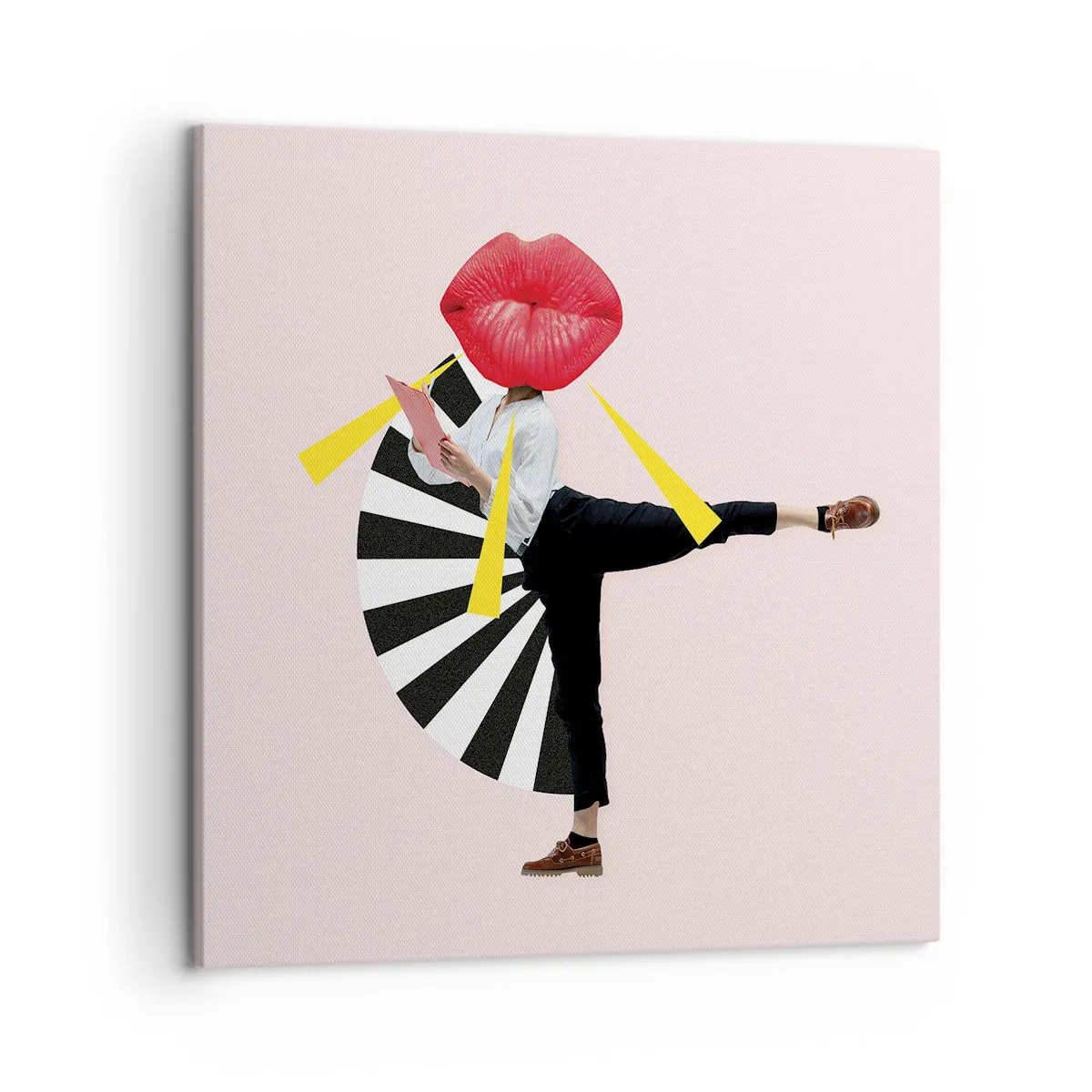 Canvastavla - Bild på duk - Surrealistisk pop-art - 50x50 cm