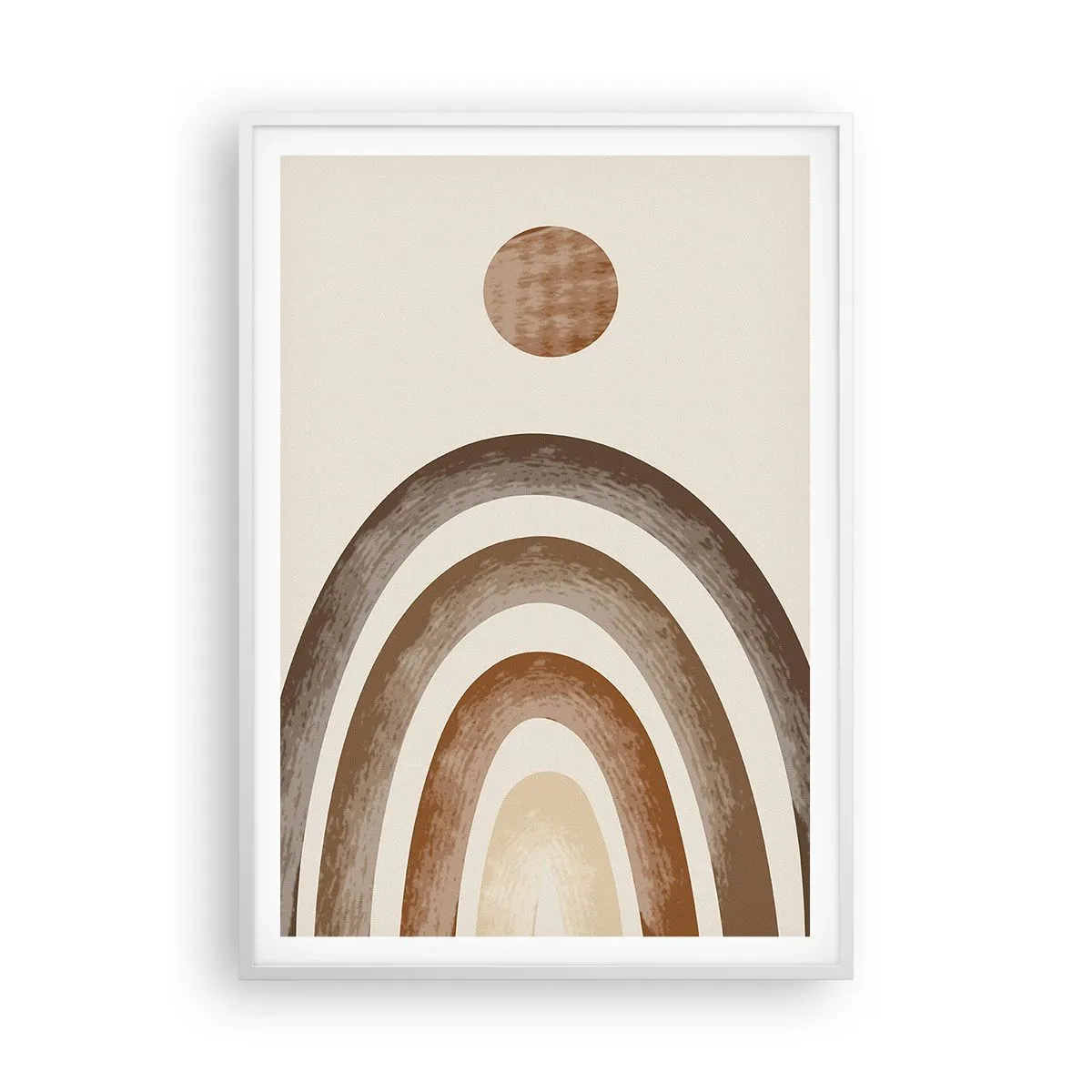 Affisch i vit ram - I den avlägsna galaxen - 70x100 cm