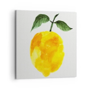 Canvastavla - Bild på duk - Hur man känner smaken av solen - 50x50 cm
