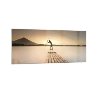 Glastavla - Bild på glas - Före avkoppling - 100x40 cm