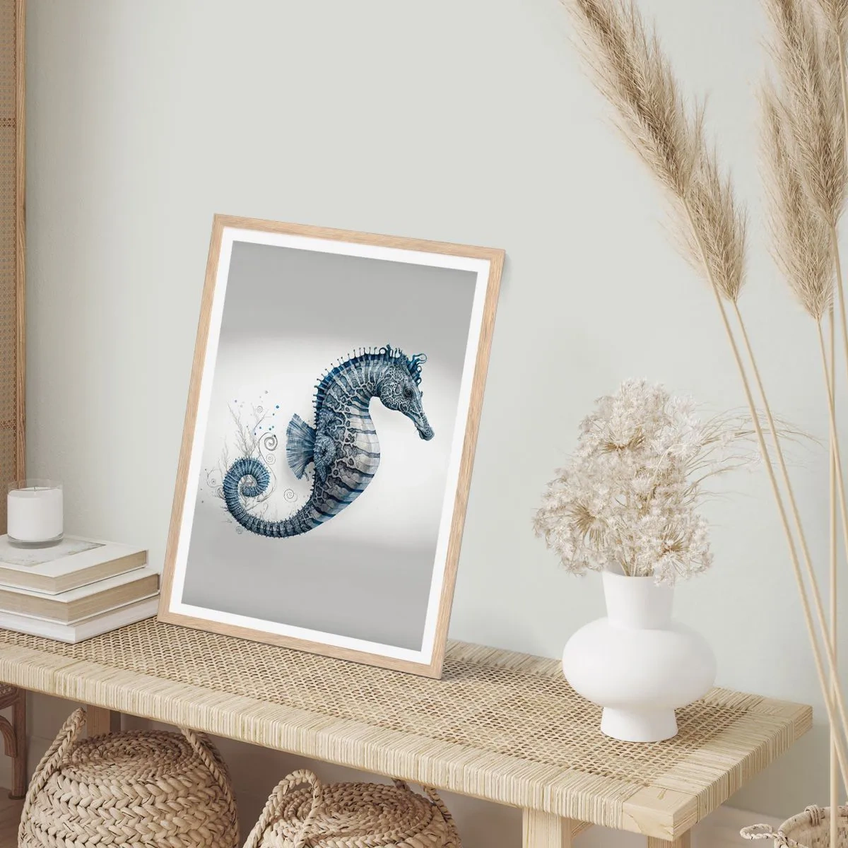 Affisch i ram av ljusek - Ett subtilt skämt från naturen - 61x91 cm