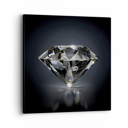 Canvastavla - Bild på duk - Bästa flickvännen - 40x40 cm