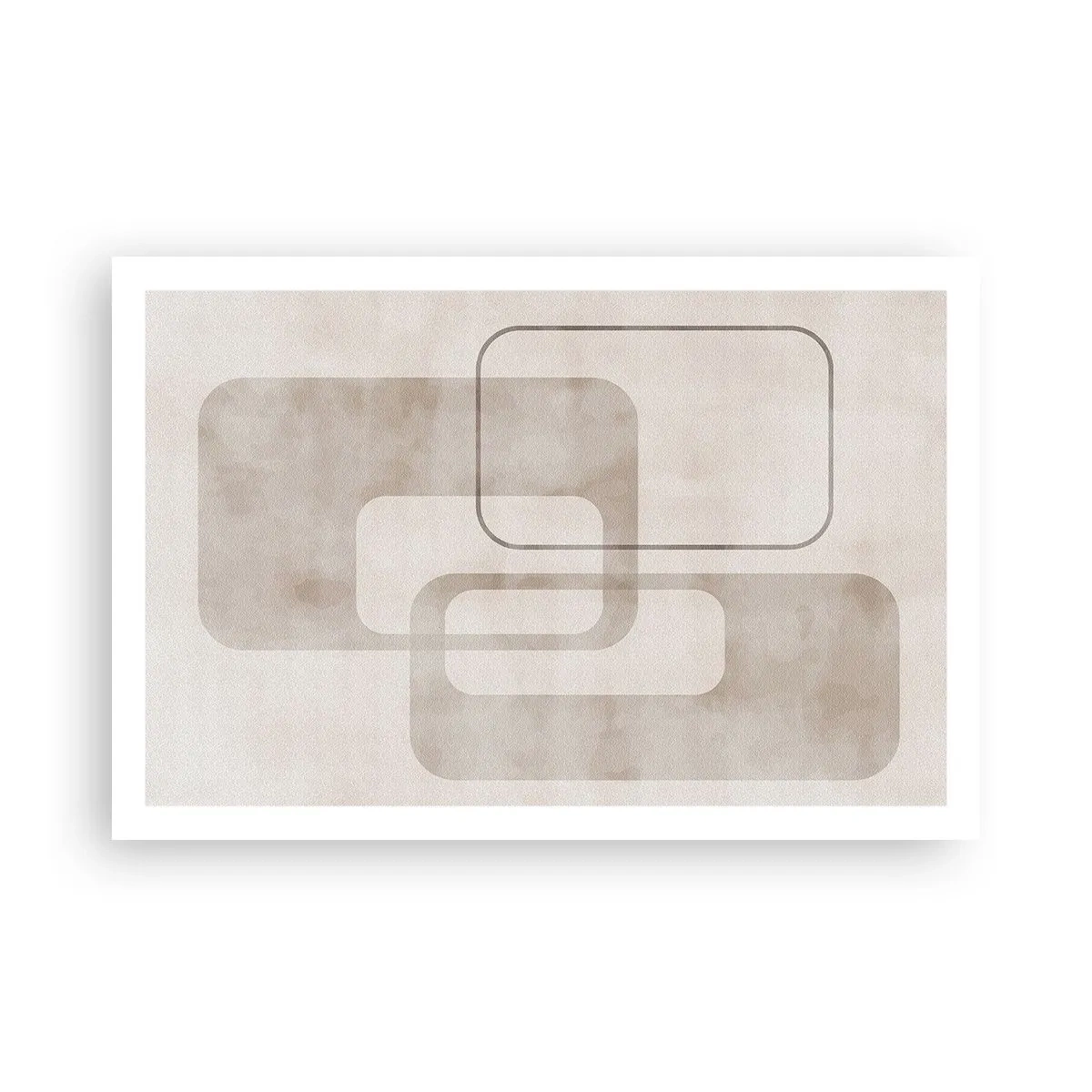 Affisch - Geometrisk fug - 91x61 cm