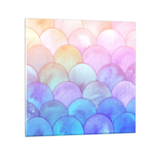 Glastavla - Bild på glas - Pärlskal - 50x50 cm