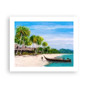 Affisch - En exotisk dröm - 50x40 cm