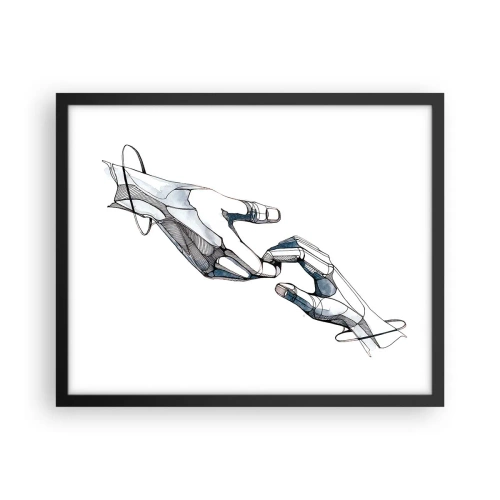 Affisch i svart ram - God gest - 50x40 cm