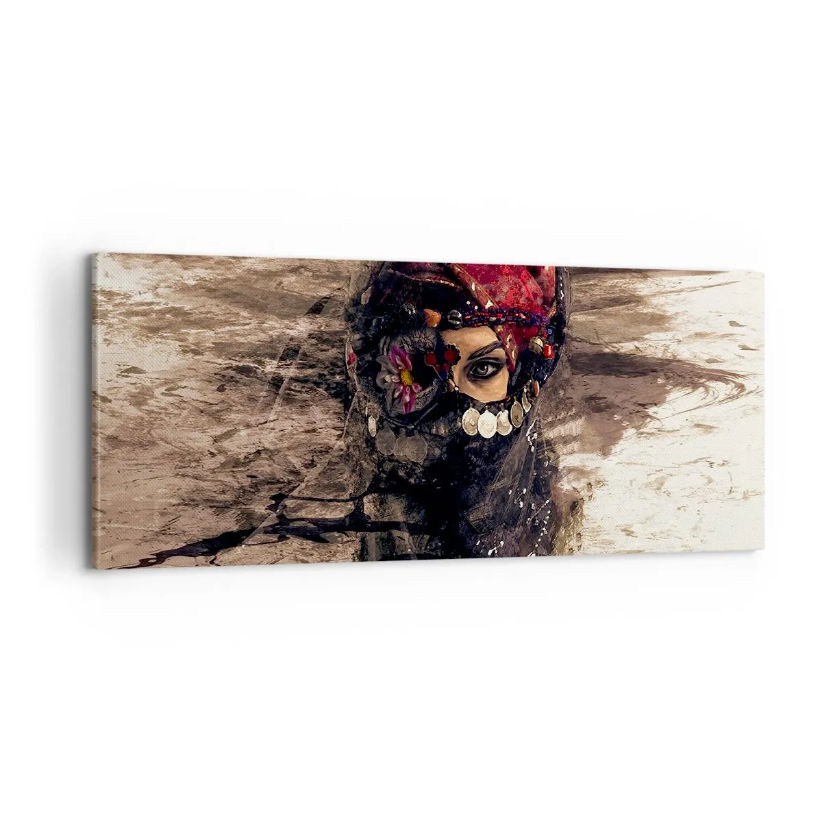 Canvastavla - Bild på duk - Minst intrigerande - 100x40 cm